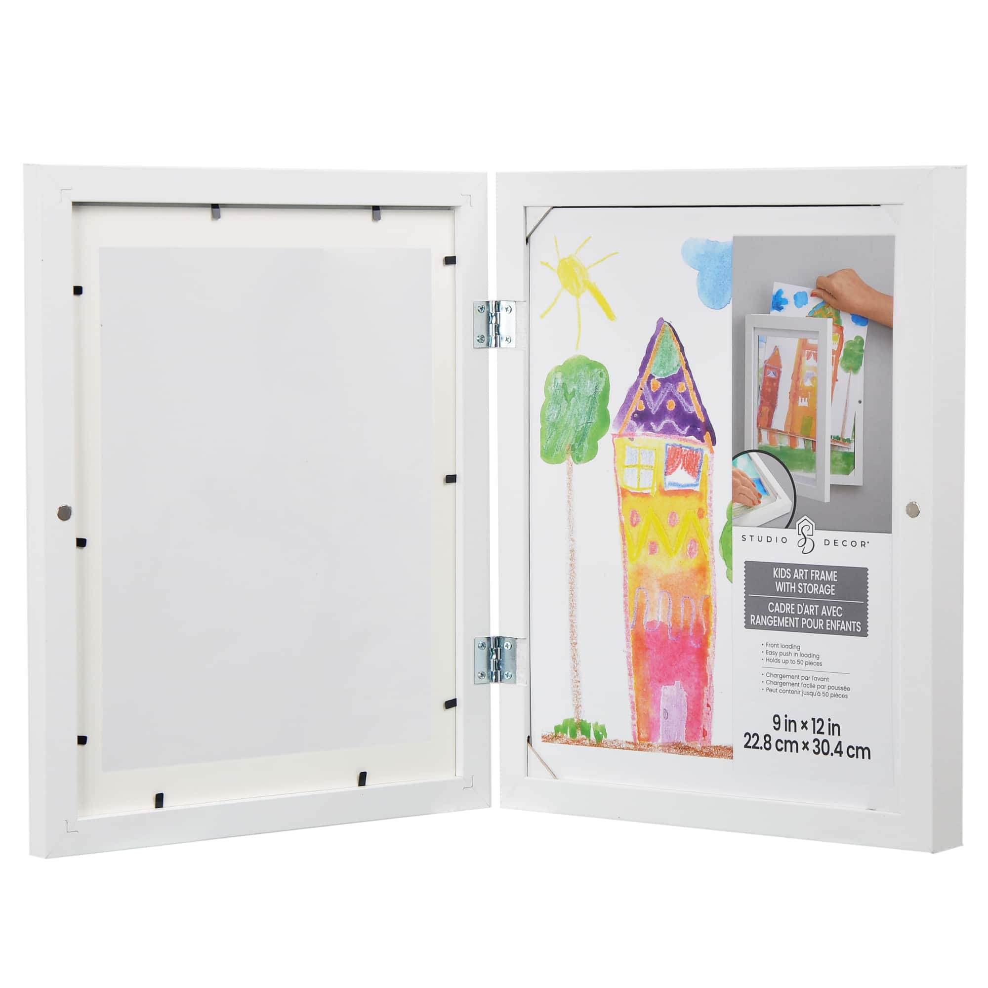9" x 12" Kids Art Frame with Storage by Studio Décor